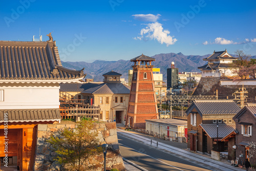 Kofu, Yamashi, Japan Downtown City Skyline photo