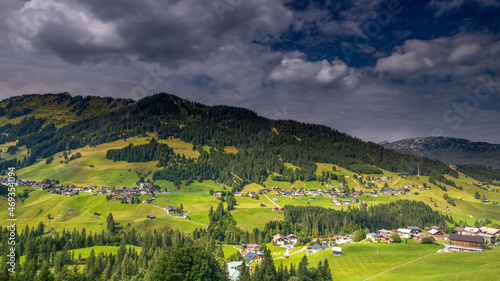 Landschaft im Kleinwalsertal - Österreich