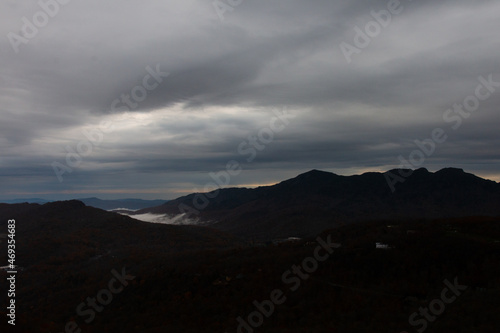 Blue Ridge Mountains North Carolina Fall Mountain Views Area Grandfather Mountain and Sugar Mountain 