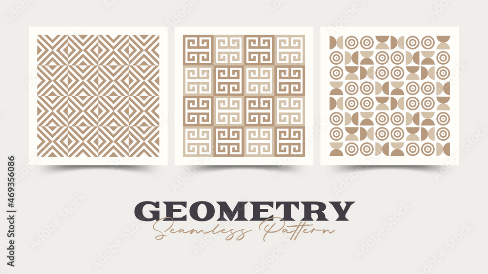 Geometry seamless pattern. Vector illustration. Geometry seamless pattern. Vector illustration.