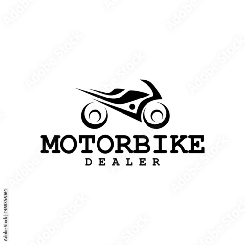 Motorbike Logo Design, Template, Dealer, Concept, Vector