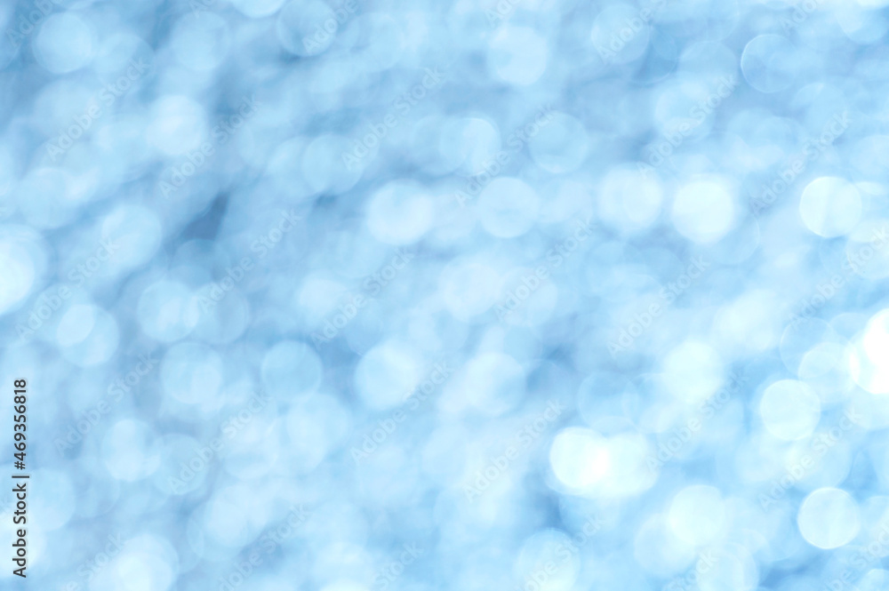 Abstract blue background. Blue bokeh
