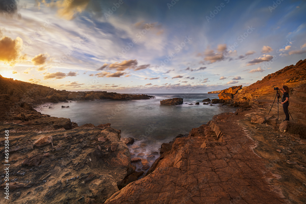 Obraz premium Menorca larga exposicion