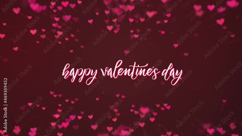 happy valentine's day text animation with hearts
happy valentine's day text animation with hearts