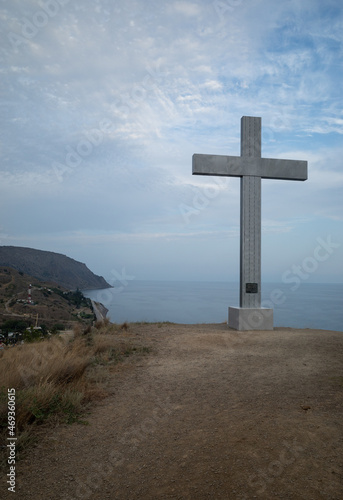 cross on the top of the hill