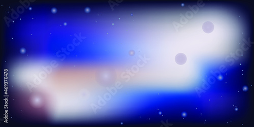 Space background with planets. Background with galaxies. Vector illustration eps-10