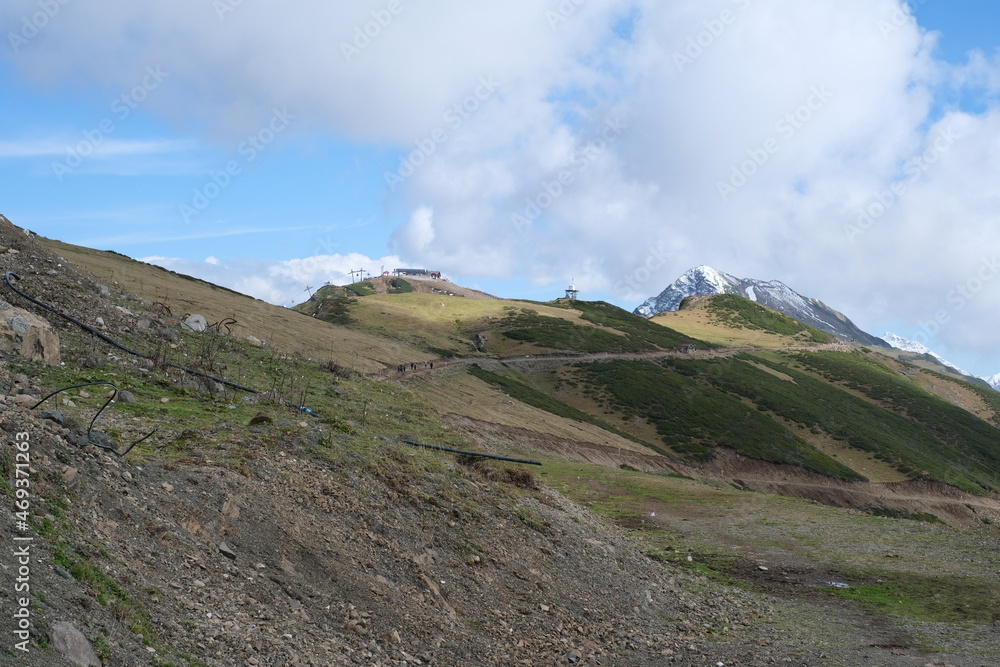 Fototapeta premium landscape with clouds