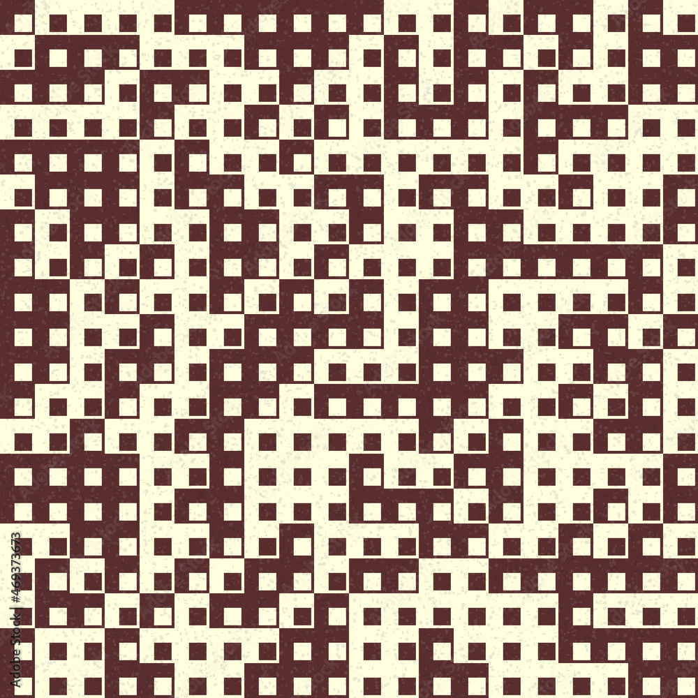 Fototapeta premium Abstract Geometric Pattern generative computational art illustration