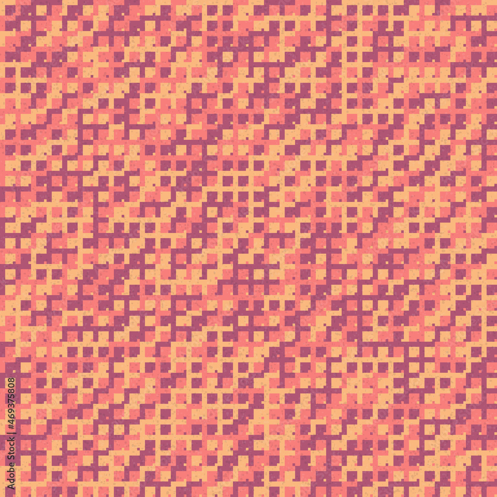 Fototapeta premium Abstract Geometric Pattern generative computational art illustration