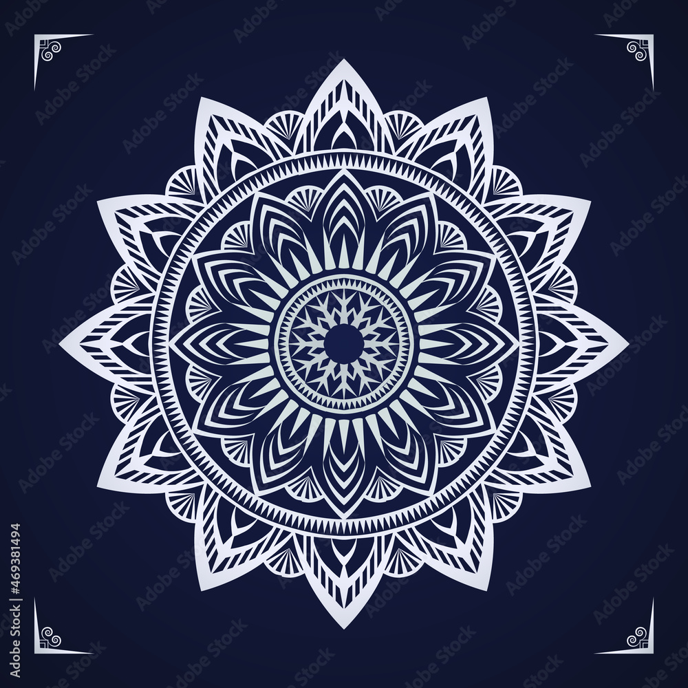 Luxury Mandala Background design with Arabesque Arabic Islamic east style. decorative mandala for print,  brochure, poster, flyer, cover,  banner.