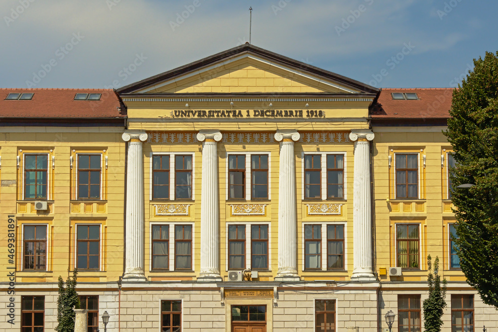 University building of Alba iulia, Romania