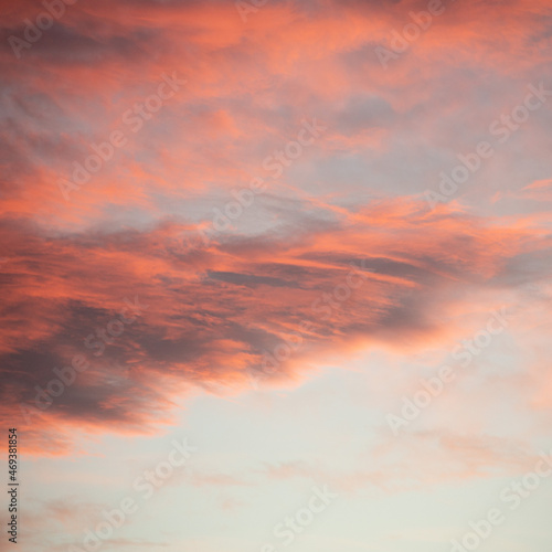 Evening colours in the Glasgow sky