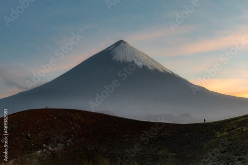 Wallpaper Mural The cone of the Klyuchevskaya Sopka, the stratovolcano. It is the highest mountain on the Kamchatka Peninsula of Russia and the highest active volcano of Eurasia Torontodigital.ca
