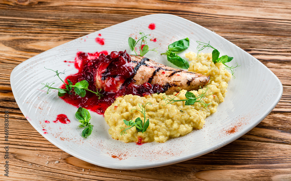 grilled chicken breast fillet risotto grilled chicken breast fillet risotto