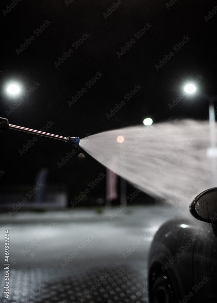 touchless car wash - pressure washing - night cleaning