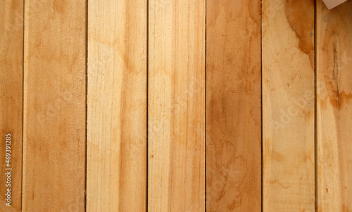 Wood texture background. Neatly arranged pieces of wooden blocks