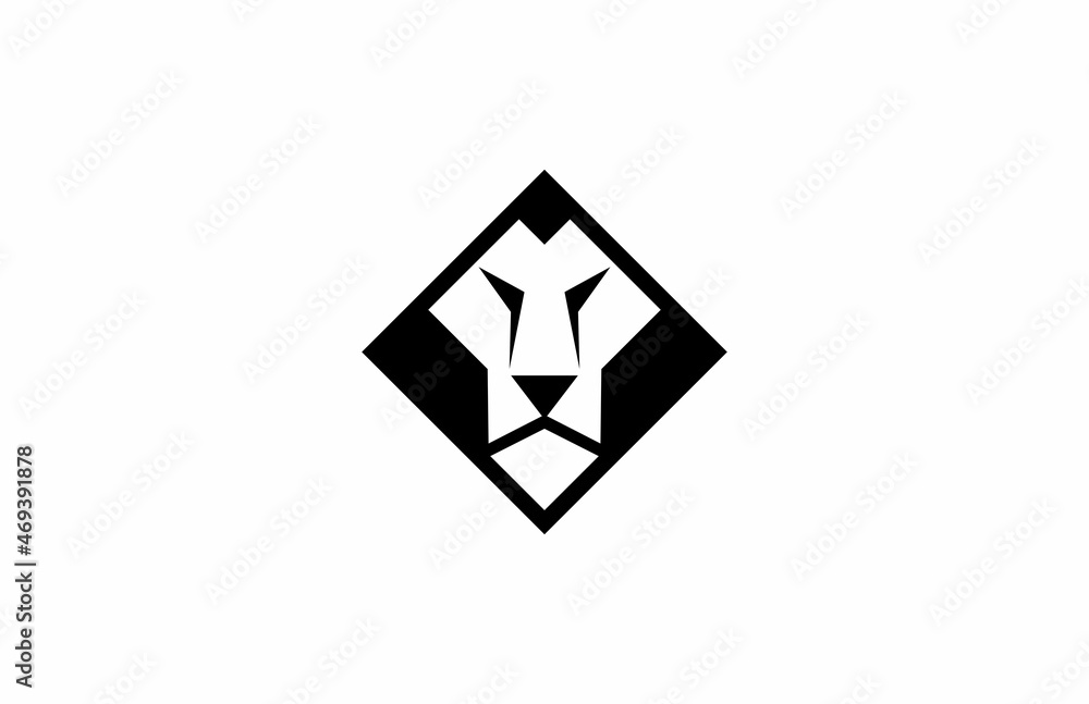 Rhombus Lion Head Logo Rhombus Lion Head Logo