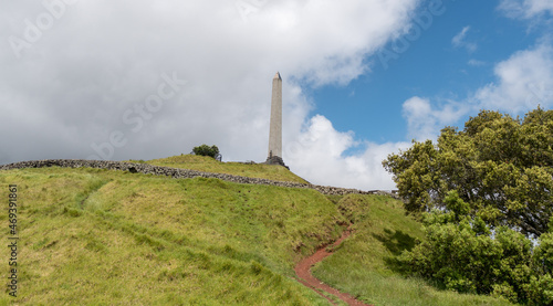 Obelisk on One tree Hill in Auckland new Zealand