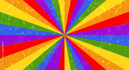 Sunburst or sun burst retro background. Ray stripes.