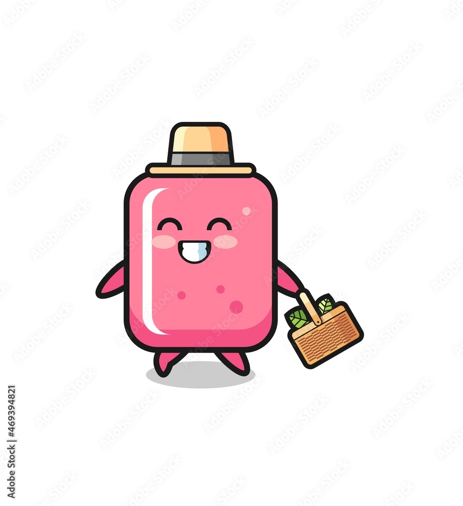 bubble gum herbalist character searching a herbal bubble gum herbalist character searching a herbal