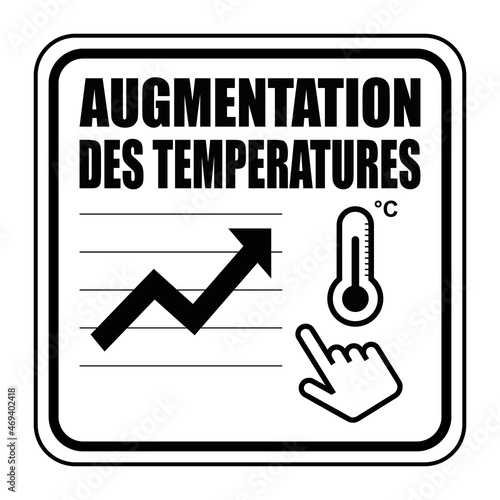 Logo augmentation des températures.