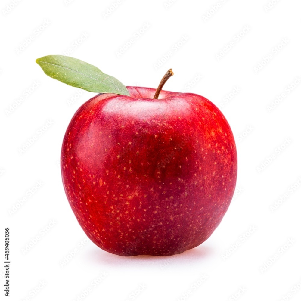 Red Apple With Leaf Red Apple With Leaf