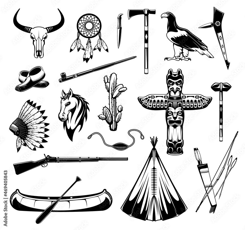 Apache Indian Tribe Symbol
