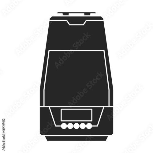 Humidifier vector icon.Black vector icon isolated on white background humidifier.