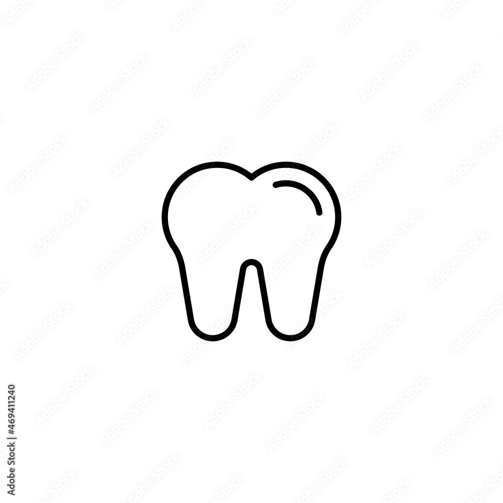 Tooth icon, Dental icon, Dental sign vector Tooth icon, Dental icon, Dental sign vector