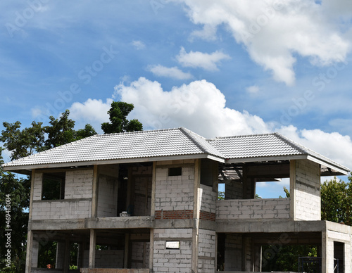 house with panels