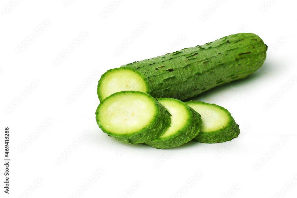 cucumber on white cucumber on white