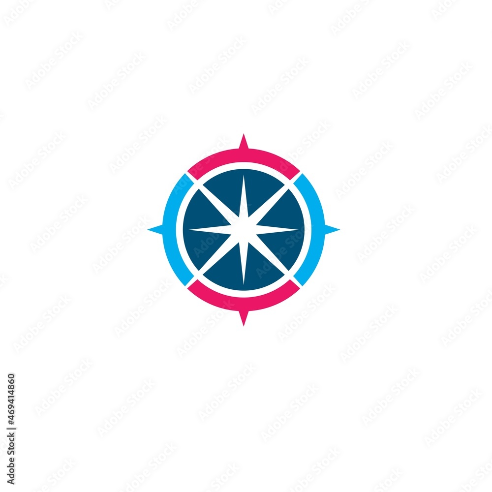 compass icon vector template illustration compass icon vector template illustration