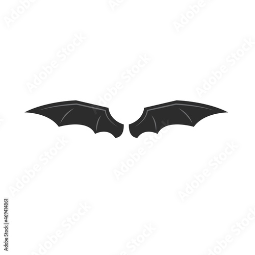 bat wings  element  ilustration vector icon design  template web
