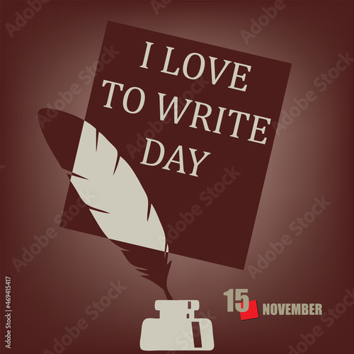 I Love to Write Day