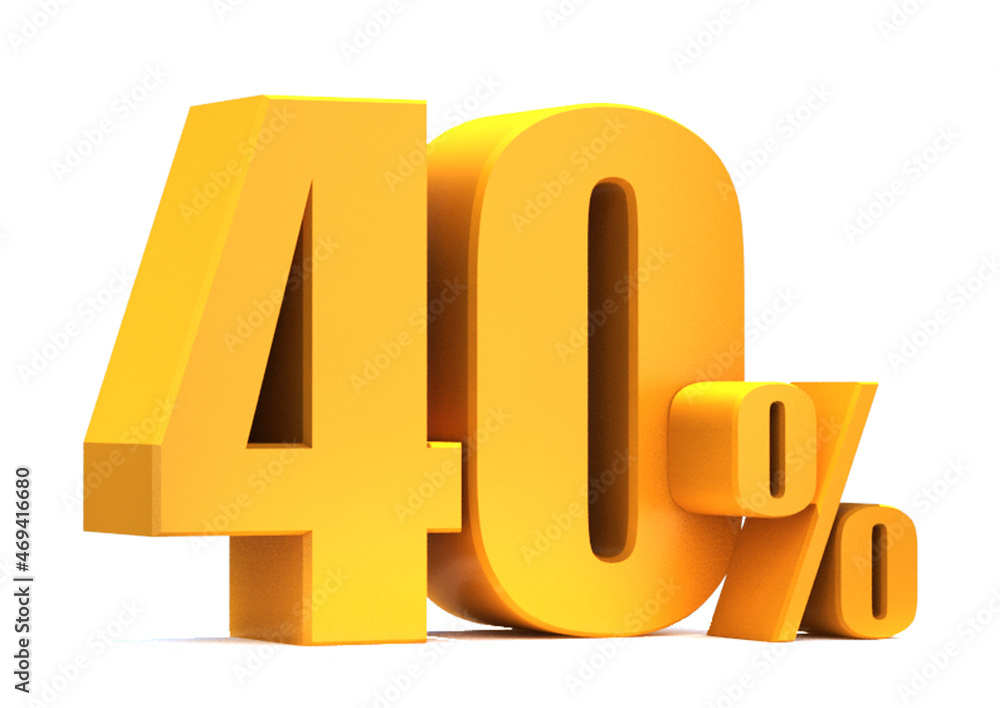 Gold 40 Percent off 3d Sign on White Background, Special Offer 40% Discount Tag, Sale Up to 40 Percent Off,big offer, Sale, Special Offer Label, Sticker, Tag, Banner, Advertising, offer Icon Gold 40 Percent off 3d Sign on White Background, Special Offer 40% Discount Tag, Sale Up to 40 Percent Off,big offer, Sale, Special Offer Label, Sticker, Tag, Banner, Advertising, offer Icon