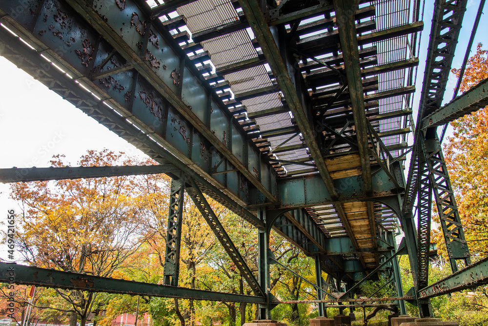 Fototapeta premium Autumn's railway 