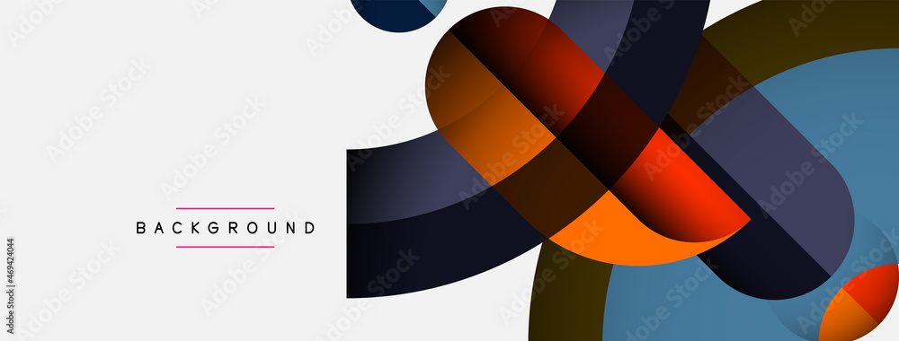 Trendy shapes, color minimal design composition, lines and shadows for wallpaper banner background or landing page Trendy shapes, color minimal design composition, lines and shadows for wallpaper banner background or landing page