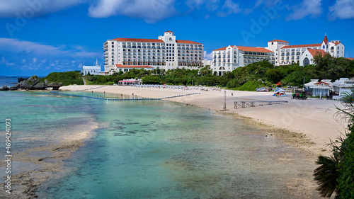 沖縄県読谷村にあるニライビーチとリゾートホテル