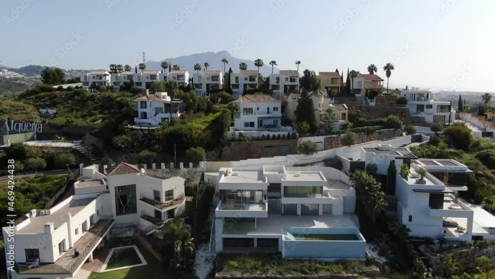 Golf course in luxury Marbella, Spain, Luxury houses Golf course in luxury Marbella, Spain, Luxury houses