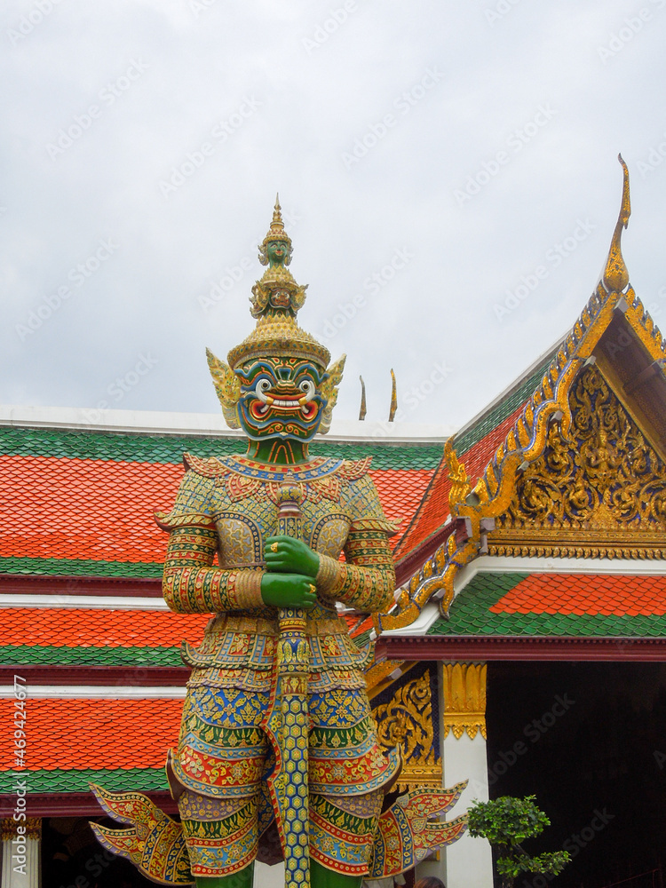 タイ、バンコクの寺院ワットプラケオ