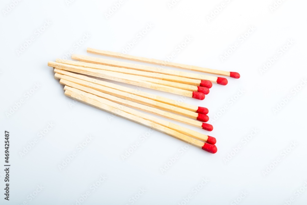 Unlit matchsticks