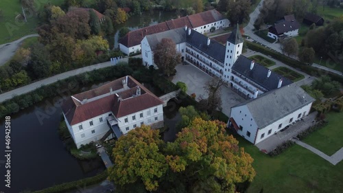Wallpaper Mural Small Castle in Upper Austria Aerial Torontodigital.ca