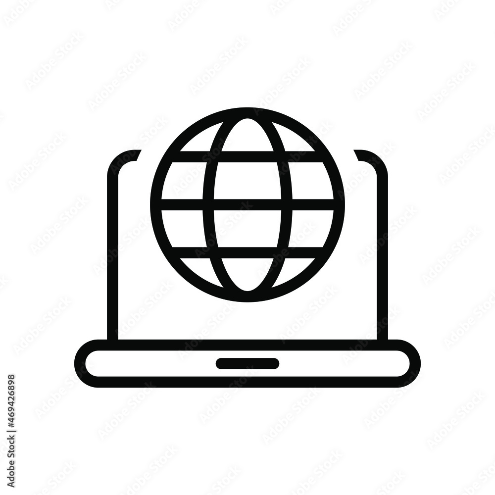 Internet technology icon vector graphic Internet technology icon vector graphic
