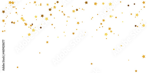 Abstract gold star background