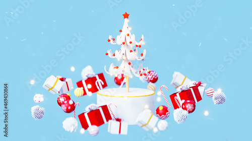 Christmas tree ornaments co...