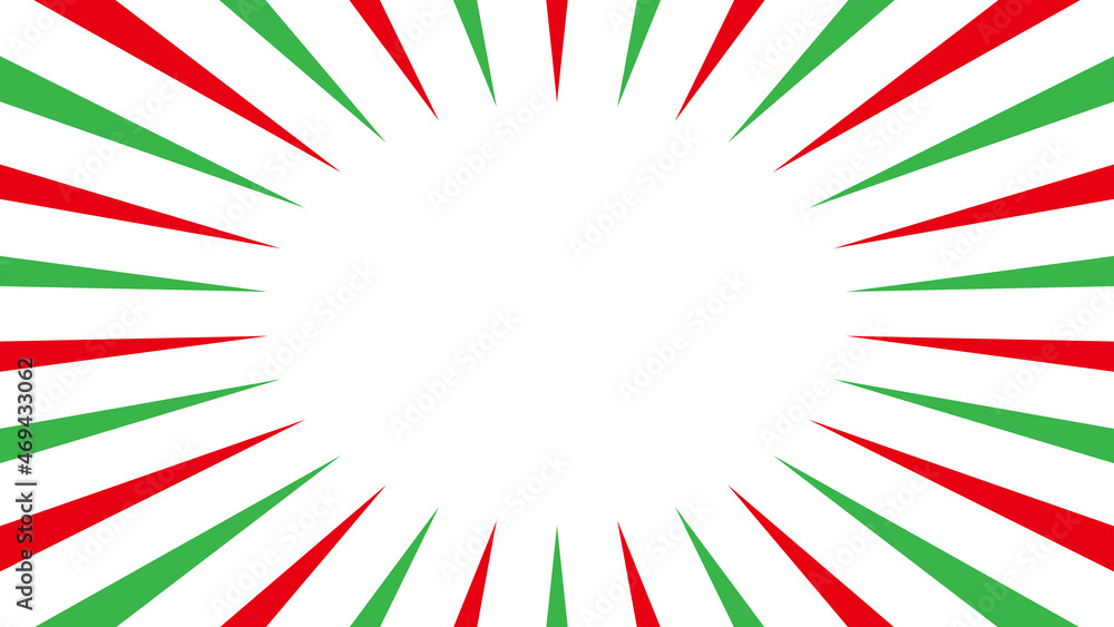 クリスマスカラーのポップな集中線・フルハイビジョン背景素材/Christmas color pop concentrated line, full high-definition background material クリスマスカラーのポップな集中線・フルハイビジョン背景素材/Christmas color pop concentrated line, full high-definition background material
