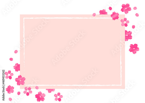 Wallpaper Mural 手書きの桜の花のシンプルなカード
 Torontodigital.ca