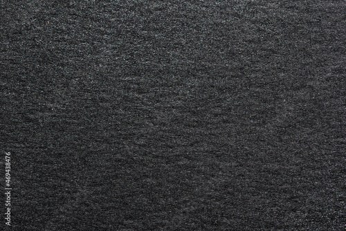 Texture of black shiny metallic paper