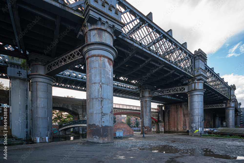 Naklejka premium UK, Manchester, Hafen