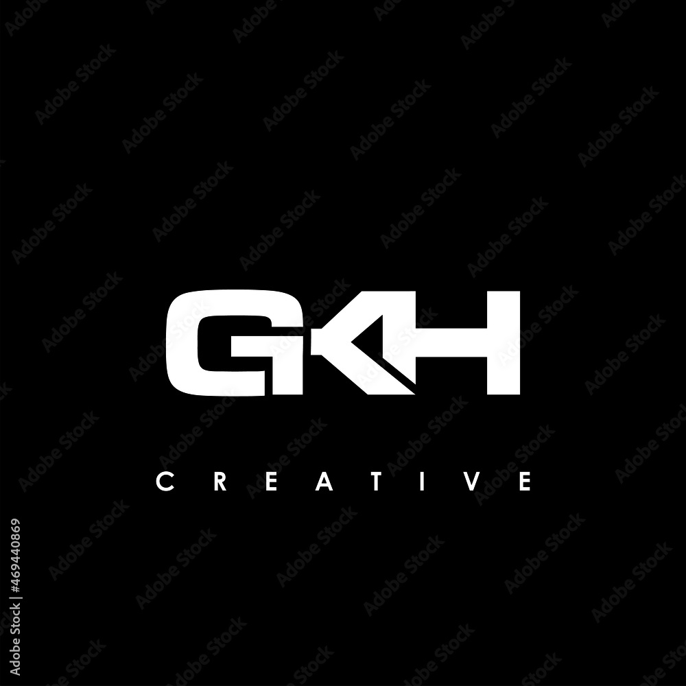 GKH Letter Initial Logo Design Template Vector Illustration GKH Letter Initial Logo Design Template Vector Illustration